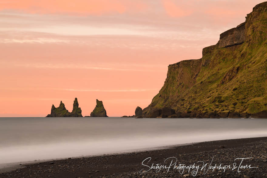 Sunrise Over Reynisdrangar Basalt Spires in Iceland 20190902 231915