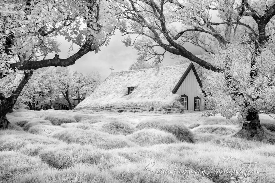 Infrared Iceland Church Scene 20180911 120441