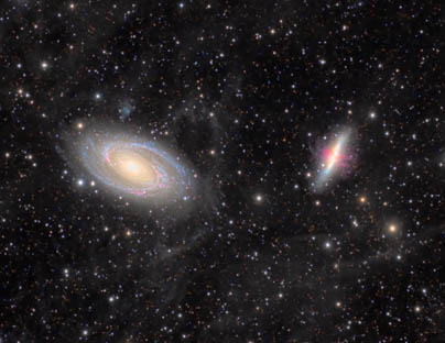 M81 M82 20220323 LRGBHa 22x17Ratio 1