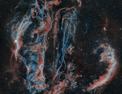 Veil Nebula Full Field (NGC 6960)